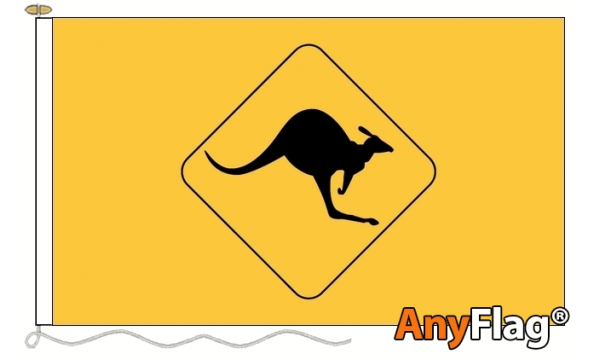Kangaroo Sign Custom Printed AnyFlag®